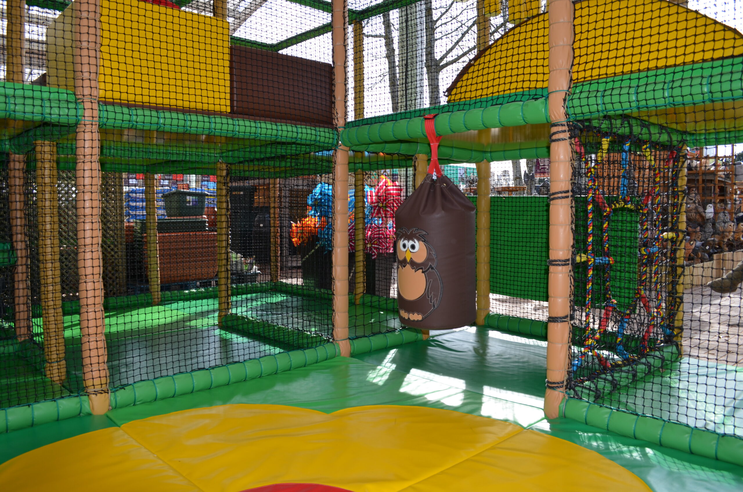 Jungle-themed play area