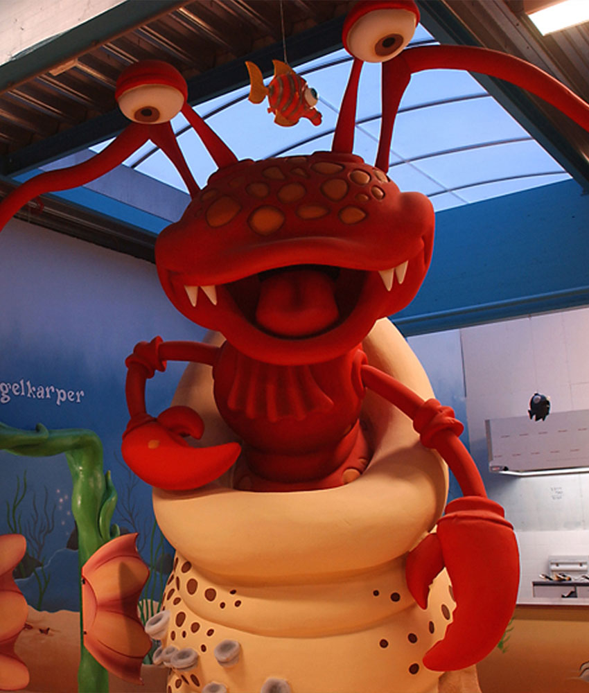 3D crab children character