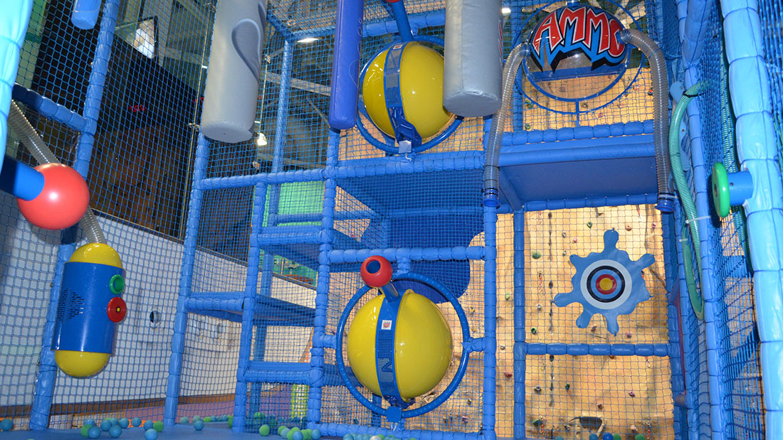 Section in a soft play area