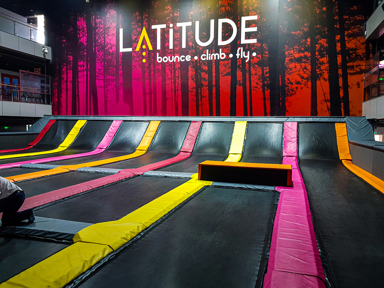 Trampolines with padding