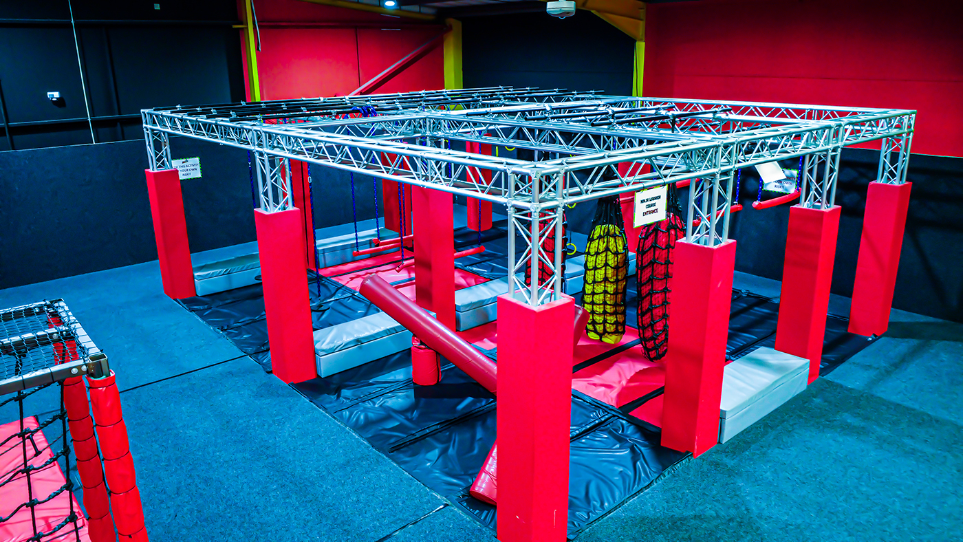 An indoor obstacle course